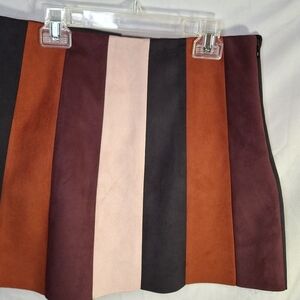 Forever 21 Multicolor Striped Pencil Skirt
